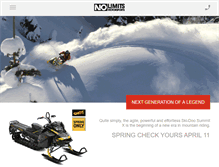 Tablet Screenshot of nolimitsmotorsports.com